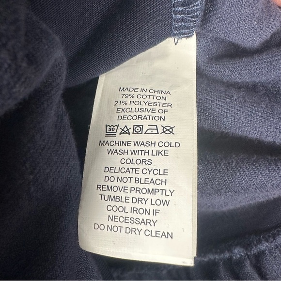 Kate Spade Broome Street Navy Velour Hooded Ruffle Jacket Size XS - Picture 4 of 6